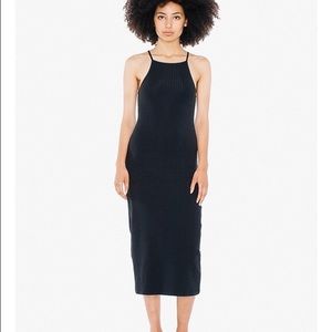 American Apparel ribbed midi dress
